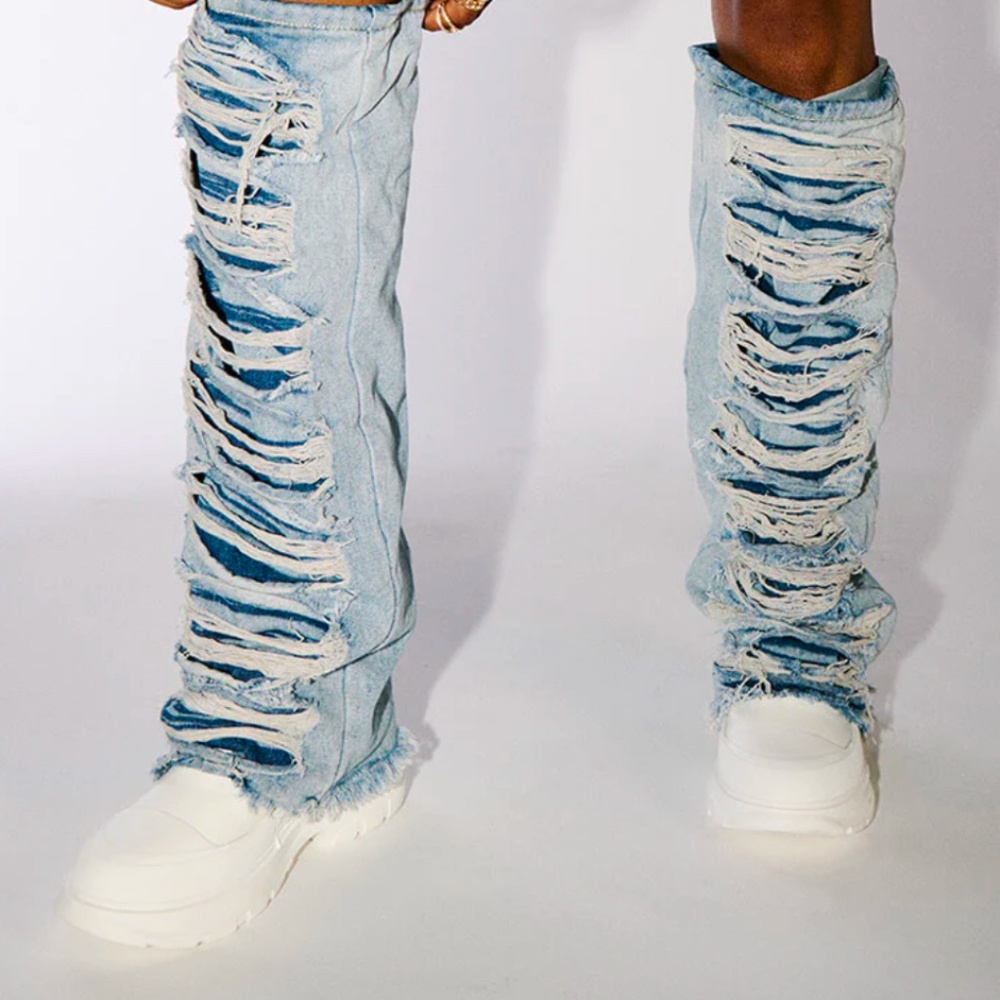 AZALEA WANG TEMPERANCE DENIM SNEAKER BOOT - 9